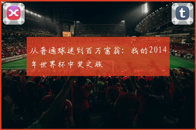 从普通球迷到百万富翁：我的2014年世界杯中奖之旅